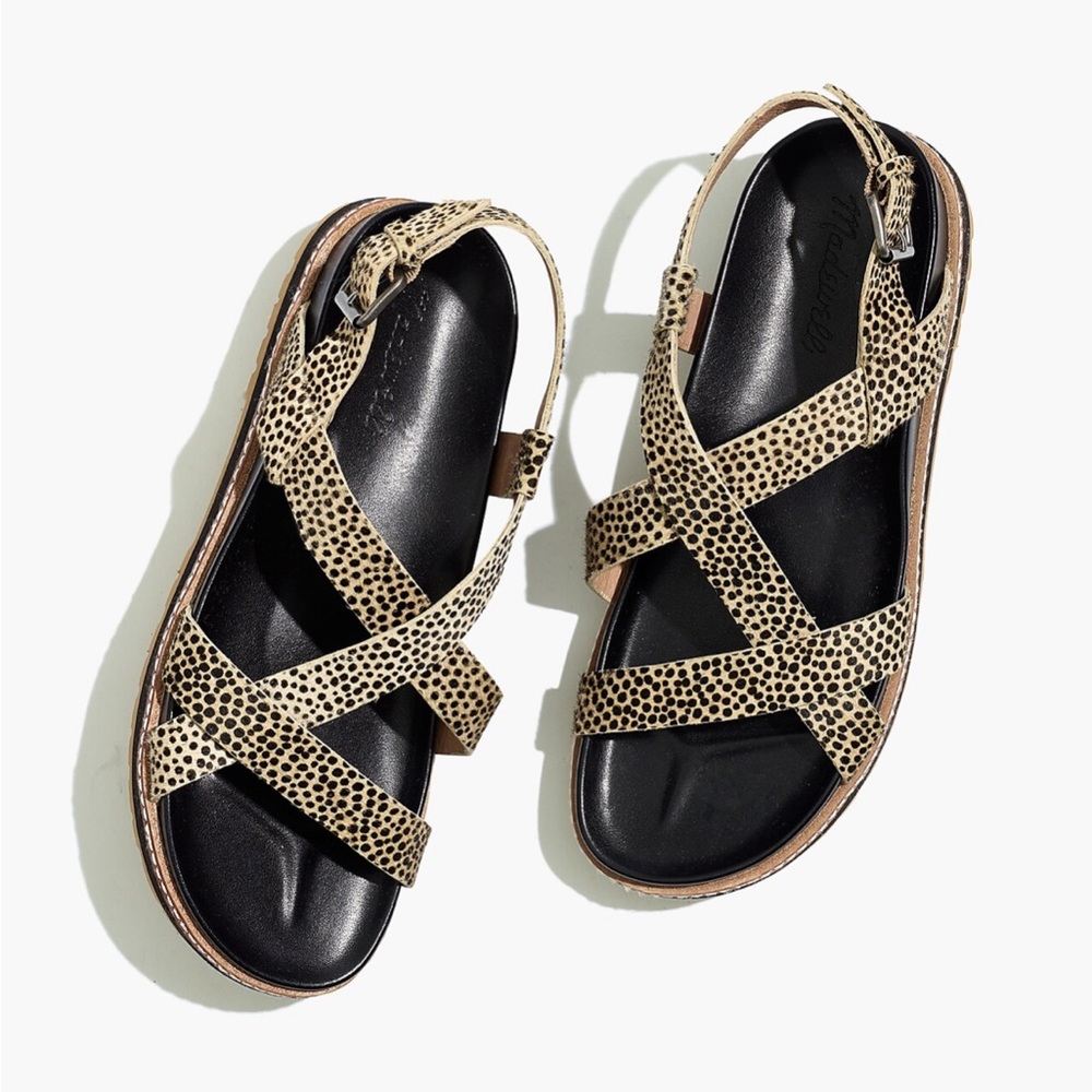 Madewell Calf Hair Sandals Size 8